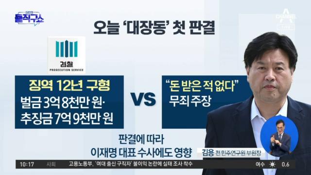 [핫3]오늘 ‘대장동 의혹’ 첫 판결…이재명 수사로 이어질까