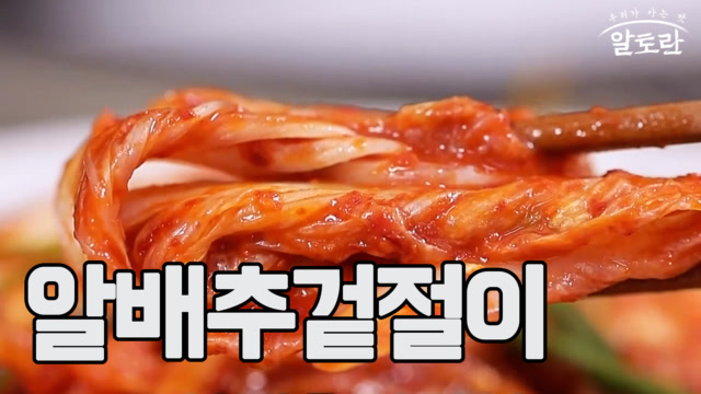 알배추겉절이 (정미경 레시피) #알토란 MBN 230910 방송