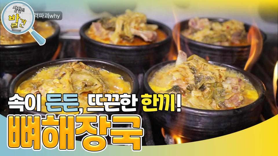 든든한 한끼! 뚝배기 가득 등뼈가 있다? 뼈 해장국의 참 맛~ | KBS 231106 방송 