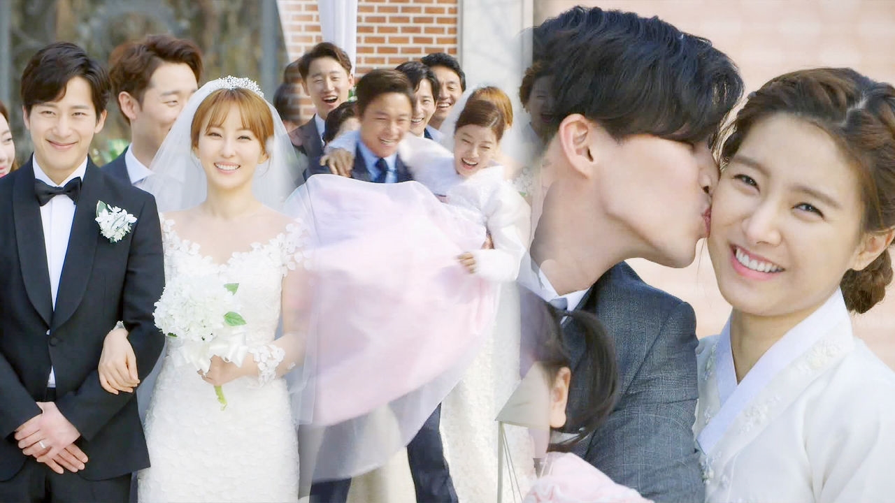 유세례♥이완, 온 가족의 축하 속 결혼식 ‘해피 엔딩’